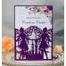 Party Invitation Card Butterfly Faery Holiday Greeting Card Laser Cut Iridescent Paper